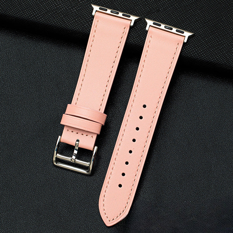 Wholesale Apple Watch Waterproof Single Loop Sports Cowhide Watch Strap